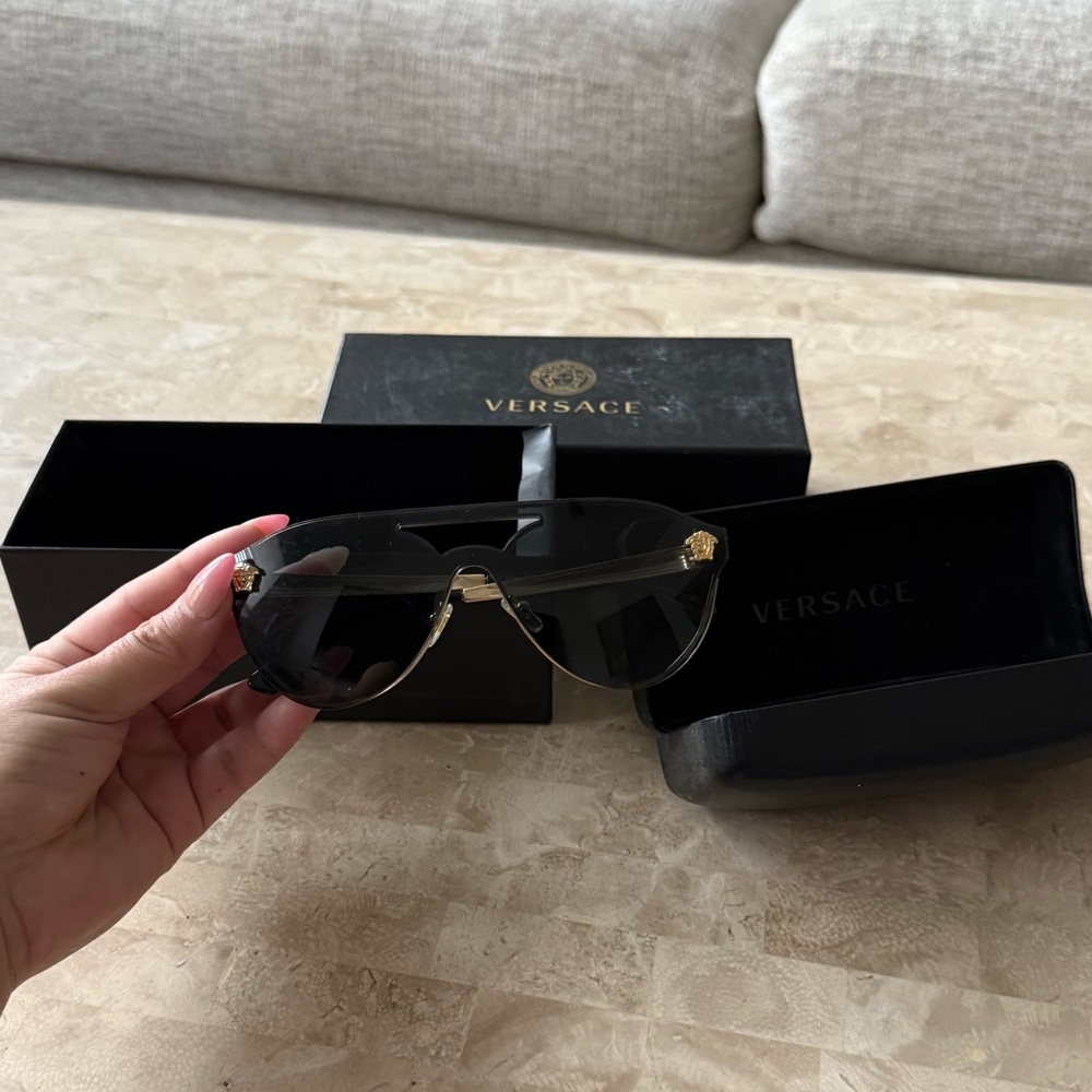 Black Authentic Versace Sunglasses - image 3